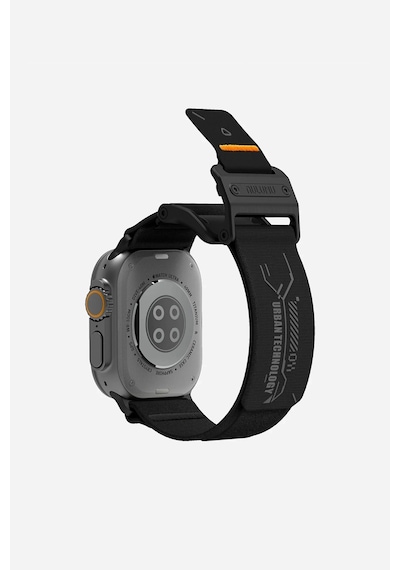 Watch Ultra 1-2 Ve Series 10/9/8/7/6 Uyumlu Mag Buckle Mıknatıslı Slim Kordon A11 Siyah