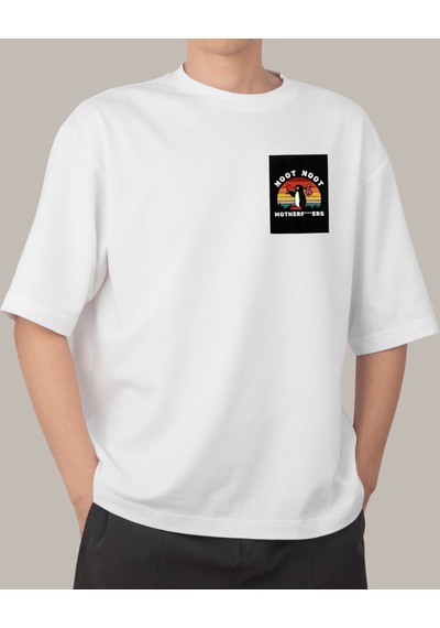 Grooh'dan Pinokyo'yatasarımlı Baskılı T-shirt Beyaz