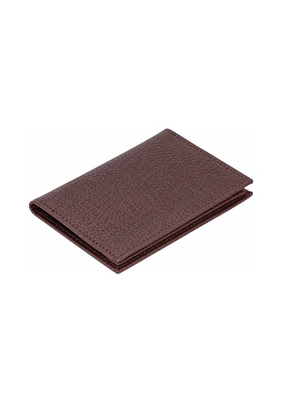 Bloominbag Bloomcard Verta Chestnut Brown Hakiki Deri Dikey Kartlık kahverengi