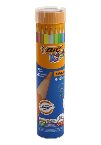 Bic Kuru Boya Evolution Metal Tüp 12+1 958191 Çok Renkli