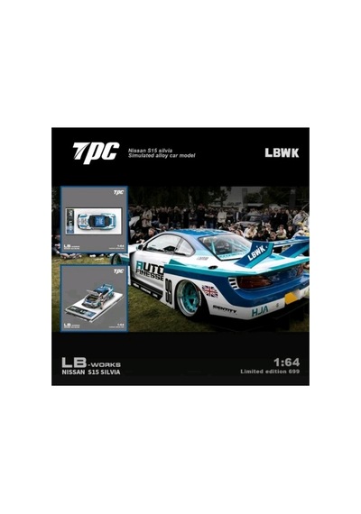 Tpc Nıssan Silvia Lb S15 - Liberty Walk + Figure -blue/white - 907820435
