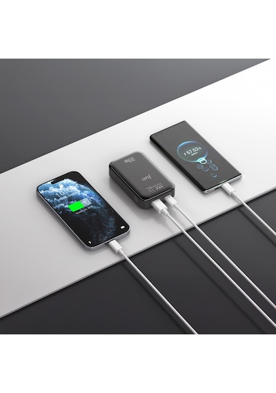 Juo JLP133 10000 mAh 33W USB-A + Type-C Powerbank Juo JLP133 10000 mAh 33W USB-A + Type-C Powerbank