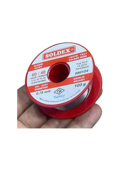 0.75mm 100 Gr Soldex Lehim Teli