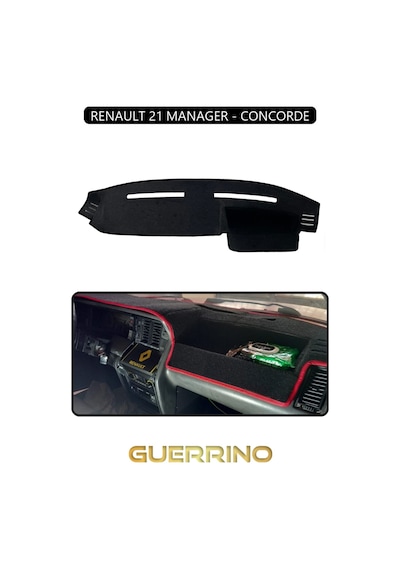 Renault 21 Manager - Concordetorpido Koruma Halısı Siyah Kenar