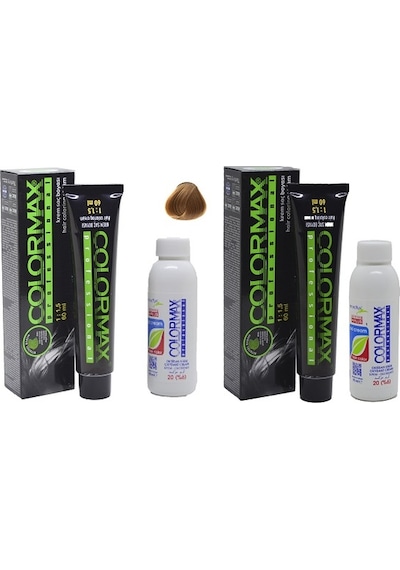 Colormax 8.34 Açık Karamel + Orj. Oksidan Krem 90 Ml 2'Li