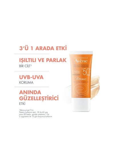 Solaire B-protect Spf 50 Güneş Kremi 30ml 1 Paket