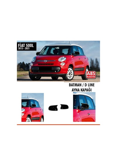 500 L Batman Ayna Kapağı Piano Black / 2013 - 2021