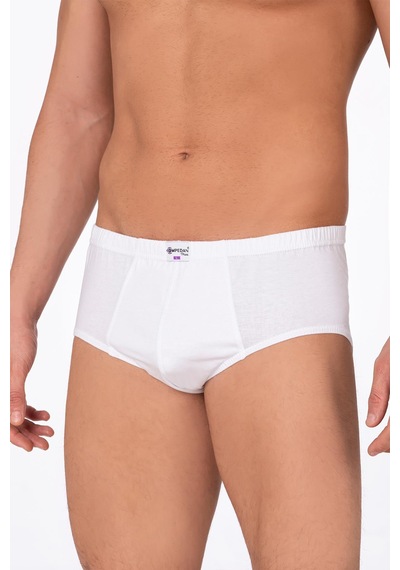 Erkek Süprem Slip Beyaz Kompedan K0037-beyaz Beyaz