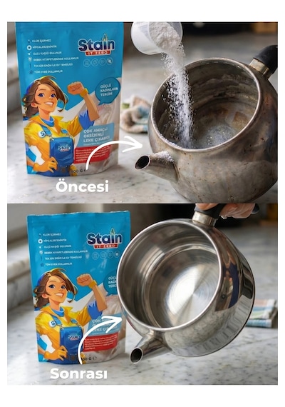 Stain İt Zero Çamaşır & Yüzey İçin Çok Amaçlı Aktif Oksijenli Toz Leke Çıkarıcı Ve Beyazlatıcı 800 Gr