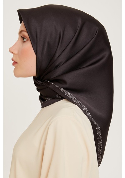 Armine İpek Eşarp 2025 Kış - 9260-80 Sura Antrasit