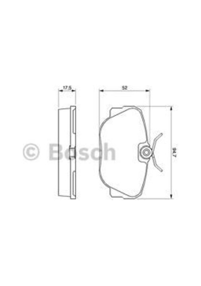 Bosch 0986491730 Fren Balatası Ön Bmw E30 81-92 34111161347