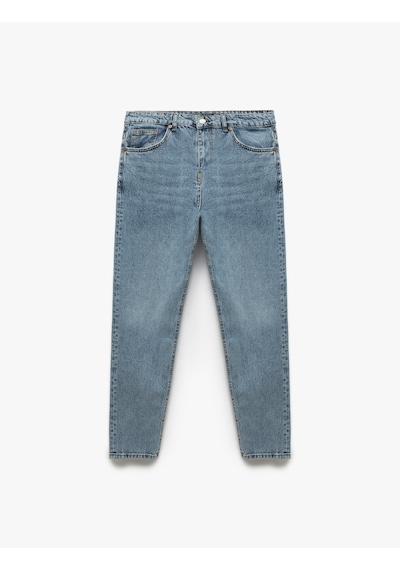 Koton Normal Bel Pamuklu Tapered Fit Jean Pantolon - Joe Jean Açık İndigo 5sam40111nd Açık İndigo Koton Normal Bel Pamuklu Tapered Fit Jean Pantolon - Joe Jean Açık İndigo 5sam40111nd Açık İndigo