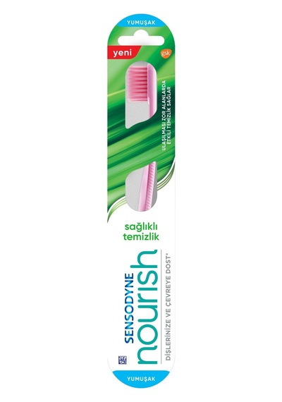 Sensodyne Nourish Temizlik Diş Fırçası Pembe