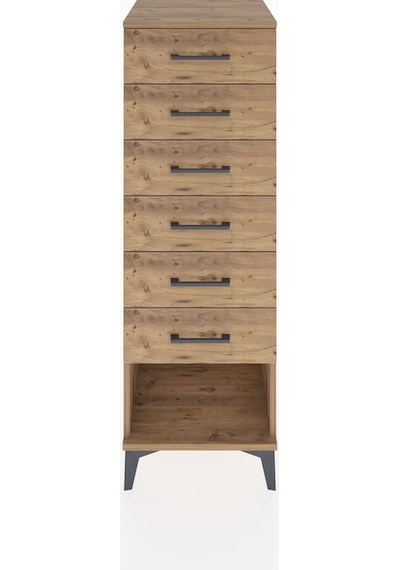 Hyperion Dolap 6 Çekmeceli 44x44x134 Çam-çam Çam Hyperion Dolap 6 Çekmeceli 44x44x134 Çam-çam Çam