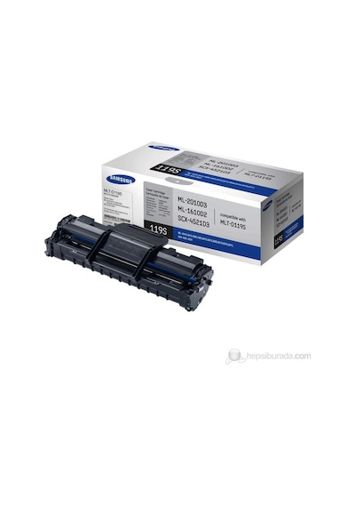 Samsung Uyumlu Mlt-D119S 2000 Sayfa Kapasiteli Siyah Toner