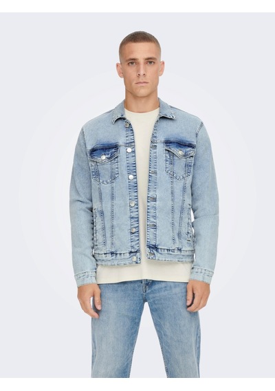 Only & Sons Erkek Kot Ceket Onscoın L. Blue 4334 Jacket 22024334 001