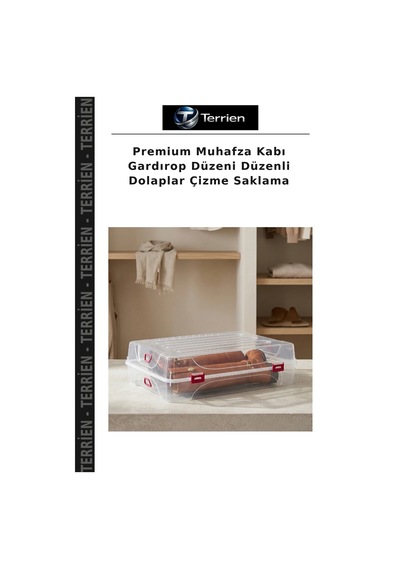 Premium Muhafza Kabı Gardırop Düzeni Düzenli Dolaplar Çizme Saklama Çok Renkli