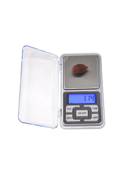Go İthalat Dijital Hassas Cep Terazi 500 Gr 0.01 Taksimat Notebook Gümüş