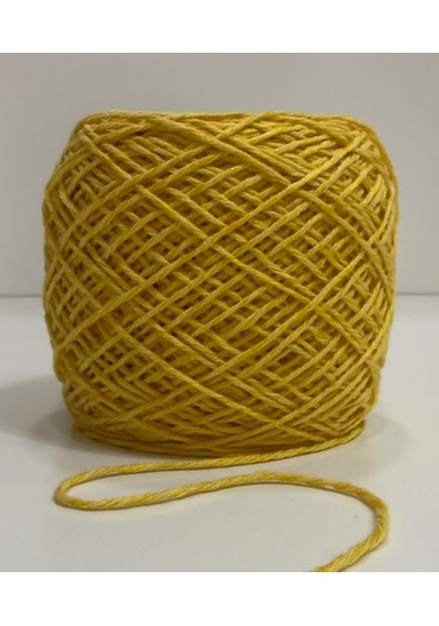 Dmr Natural Cotton - Koton Ip Pamuklu Elörgü Ipi 100gr - Sarı