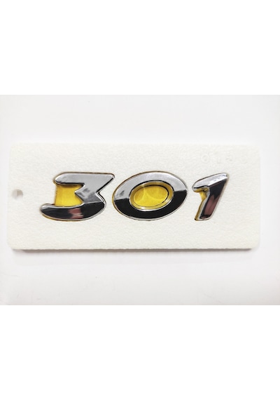 Peugeot 301 Arma Bagaj Yazısı Yapıştırma 9cmx2cm 8158