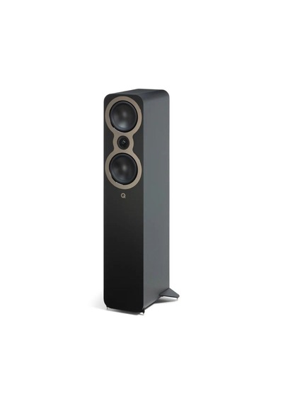 Q Acoustics Q 3050c Satin Black Kule Tipi Hoparlör Çift ı
