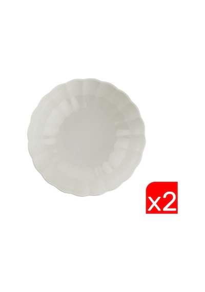 Kütahya Porselen Bone Luz Krem Çorba Kasesi 15cm 2 Li Çok Renkli