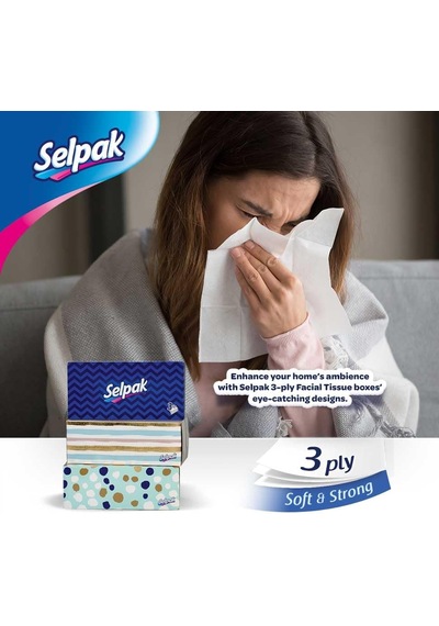 Selpak Maksi Kutu Mendil 100'lü