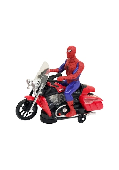Enoy Motorlu Pilli Işıklı Spiderman Örümcek Adam