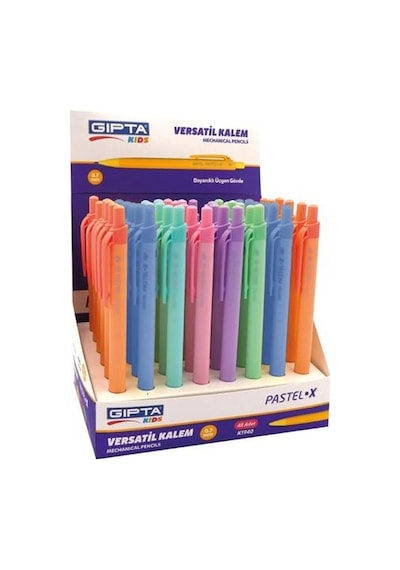 Pastel X Versatil 0.9 Mm 6 Renk 48 Li Stand Çok Renkli