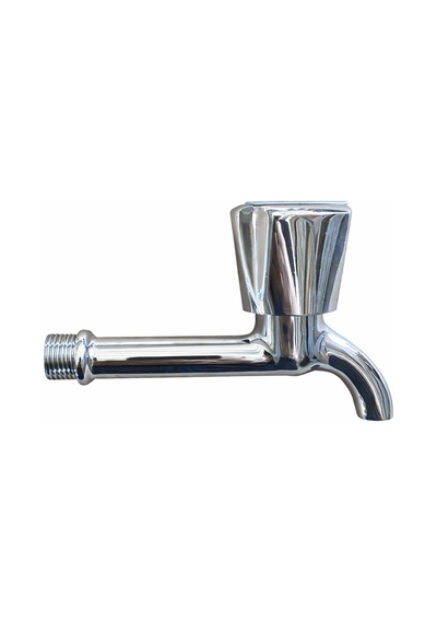 Üso Piramit Model Musluk 1/2'' Uzun Tip Lavabo Evye Bahçe Dış Mekan Uyumlu