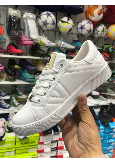 Beyaz Anatomik Taban Yürüyüş Günlük Sneaker Beyaz