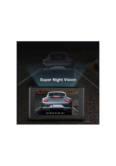 Araç İçi Kamera 2 Kameralı Uhd 4k+2k Ips Hd Ekran Wifi Li Gece Görüşlü Araç Kamerası Car Dvr Dashcam