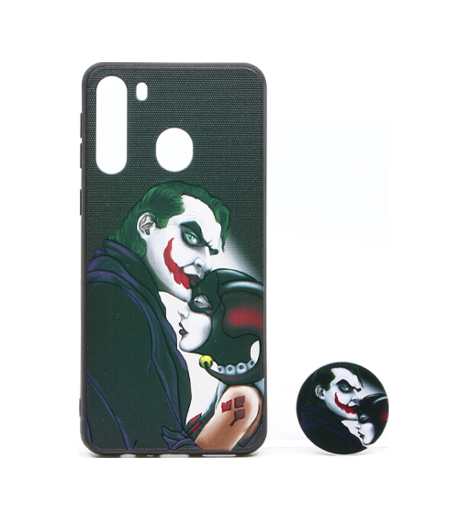 Nettech Samsung Galaxy A21 Uyumlu Desenli Popsocket Seri Arka