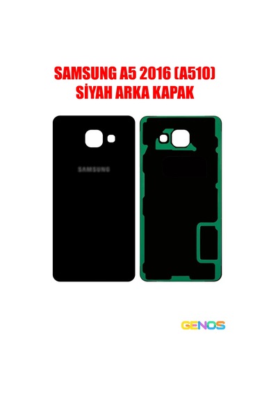 Samsung Galaxy Uyumlu A5 2016 Arka Pil Batarya Kapağı Siyah Renk Diğer