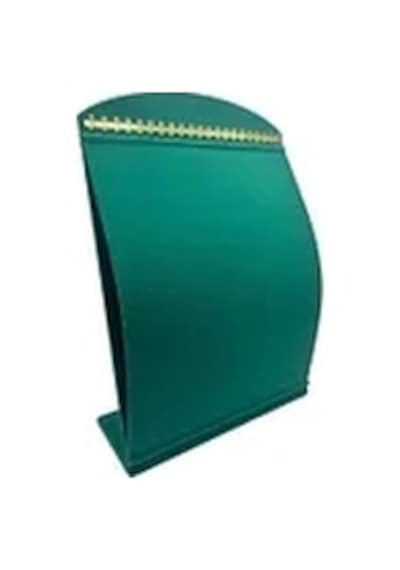 Süet Kumaş Yeşil Renk 34 Cm / 24 Cm Dik Bombeli Takı Standı