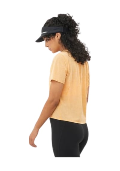 Salomon Salomon Shkout Air Crop Kadın Koşu Tişört 55118 Çok Renkli