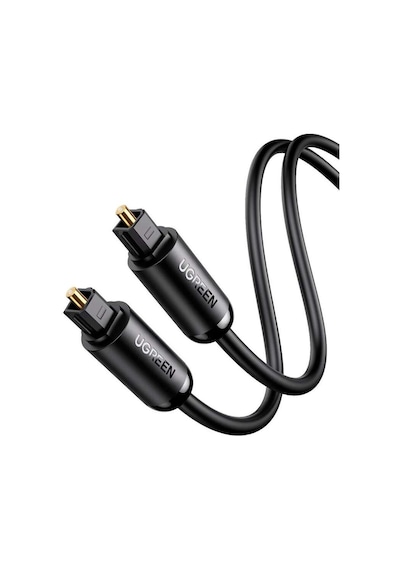 Ugreen Toslink Optik Ses Kablosu 1.5 Metre, Siyah, 70891