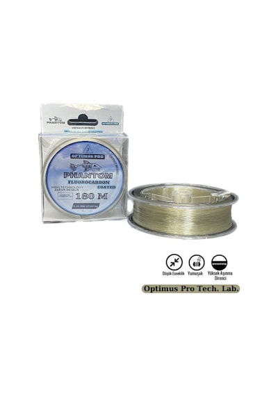 Fluorocarbon Coated Hayalet Phantom 180 Metre Görünmez Misina