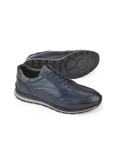 Ziya Erkek Hakiki Deri Sneaker 1611002z415 Lacivert 1231002 415 200 42