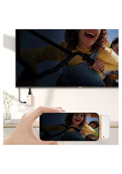 İdragon Chd09 1080p 60hz Kablosuz Ekran Yansıtma Adaptörü - Dizüstü Bilgisayar, Tv Ve Projektör İçin Type-c - Hdmı Verici Ve Alıcı Seti