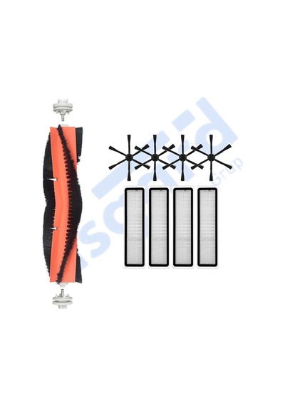 Dreame D10s, D10s Pro, D9 Max Gen2 Uyumlu 1 Ana Fırça 4 Yan Fırça 4 Filtre Pkt-iasgf0000241