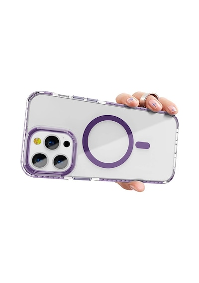Nourthkiingdom Apple Uyumlu iPhone 14 Pro Max Kılıf Magsafe Şarj Özellikli Airbagli Takılabilir Askı Aparatlı Nrtk Nana Kapak - Pembe