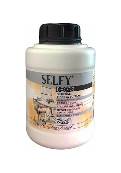 Rich Selfy Decor Vernikli Boya 1250Cc Antik Beyaz