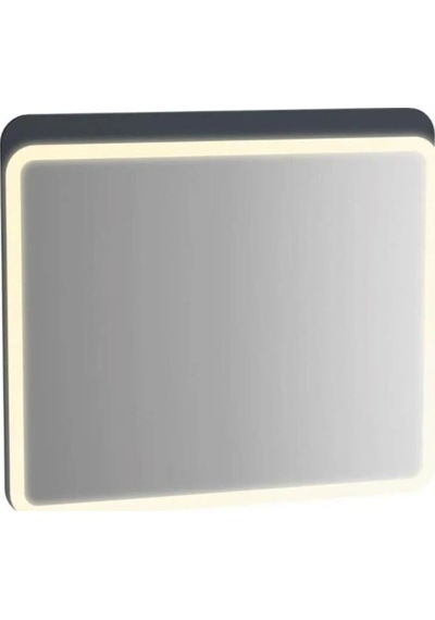 VitrA Sento Aydınlatmalı Ayna, 80 Cm, Mat Antrasit, 61659 Antrasit
