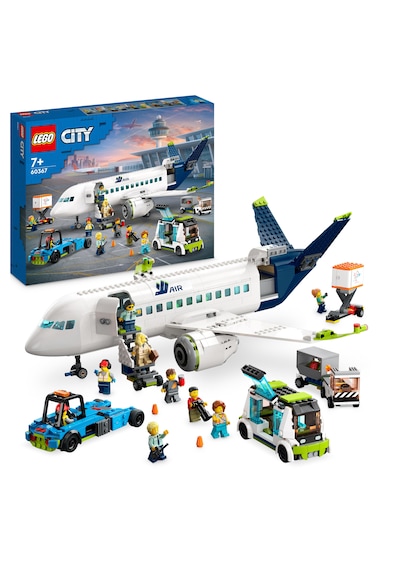 LEGO® City 60367 Yolcu Uçağı Yaratıcı Oyuncak Yapım Seti 930 Parça