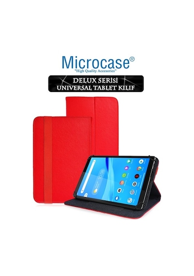 Lenovo Uyumlu Tab M8 Tb-8505F Delüx Seri Universal Standlı Deri Kılıf