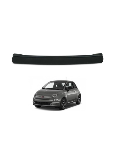 Ferrous Autoaccessories Fiat 500 Coupe İle Uyumlu Ferrous Arka Tampon Üstü Koruyucu 2016 Ve Üstü