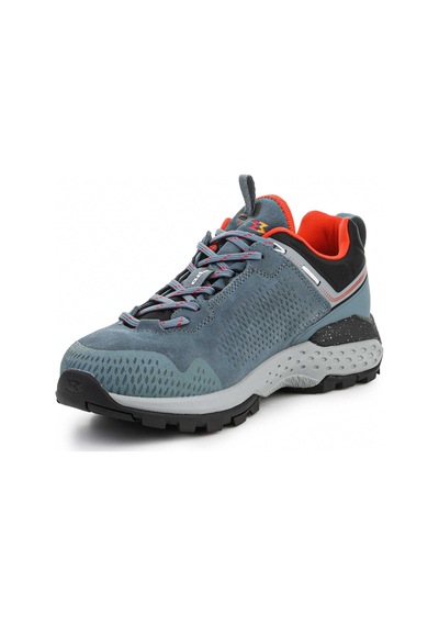 Garmont Italy Groove G-dry Erkek Ayakkabı Stormy Grey Fiesta Red 002598 Mavi