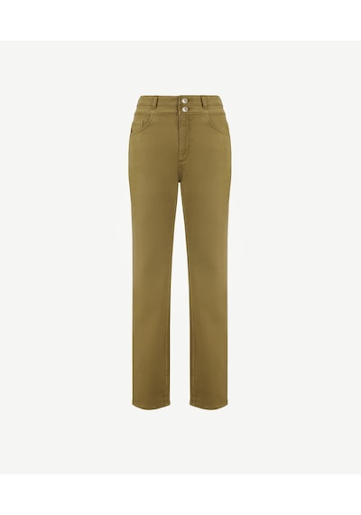 Yargıcı Slim Yüksek Bel Pantolon 25kkpn3071x 007 Haki