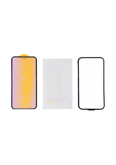 Baseus 0.25Mm Apple Uyumlu   iPhone 11-Xr 3D Curved Full Anti Blue Ekran Koruyu Siyah